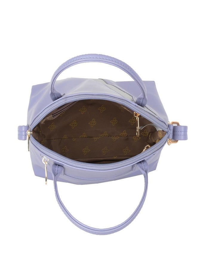 Baggit Women Purple Bowling Handbag Small Size | Ladies Stylish Casual Purse Bag - Image 5